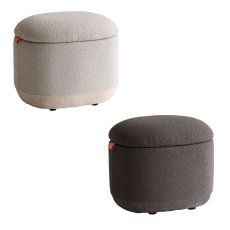 画像1: 収納付きスツール オットマン Stool Ottoman with Storage (1)