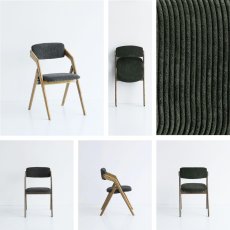 画像2: 折りたたみ式ダイニングチェア FOLDING DINING CHAIR (2)