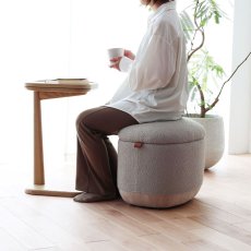 画像4: 収納付きスツール オットマン Stool Ottoman with Storage (4)