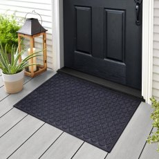 画像2: コンツアーズ四つ葉柄マット Contours Grizzly Grass Quatrefoil Mat (2)