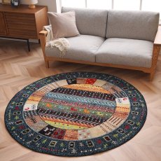 画像5: ウィルトン織マット 160cm丸 Wilton Weaving Mat 160cm circle (5)