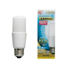 画像4: アイリスオーヤマ LED電球 T型 E26 60型相当 IRIS OHYAMA LED Bulb Type T E26 60W (4)