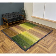 画像2: 国産い草ラグ Fジョイ 191x191cm IGUSA Rug F-Joy 191x191cm (2)