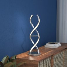 画像4: ARTIKA スワールテーブルランプ クローム SWIRL TABLE LAMP (CHROME) (4)