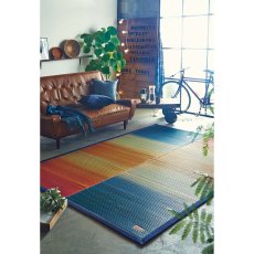 画像1: 国産い草ラグ Fジョイ 191x191cm IGUSA Rug F-Joy 191x191cm (1)