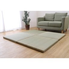 画像1: い草ユニット畳 9枚 セット　70ｘ70ｘ3cm Igusa Unit Tatami 9PC Set 70x70x3cm (1)