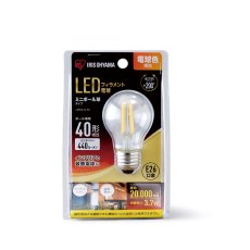 画像2: アイリスオーヤマ LEDミニボール球 E26 40W相当 IRIS OHYAMA LED Mini Ball Bulb E26 40W (2)