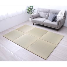 画像2: い草ユニット ハイハイ畳 9枚セット 82x82x2.2cm Unit "Haihai" Tatami Mattress 9PC Set 82x82x2.2cm (2)