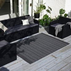 画像2: スミノエ バルコニーラグ ブレイド 140 x 200cm Suminoe Balcony Rug BRAID 140 x 200cm (2)