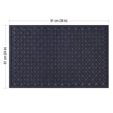 画像3: コンツアーズ四つ葉柄マット Contours Grizzly Grass Quatrefoil Mat (3)