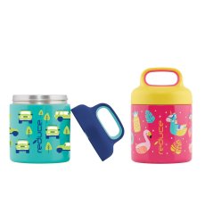 画像3: リデュース 真空断熱ステンレス フードジャー 295ml 2個セット Reduce Handled Stainless Food Jar 10oz 2 Pack (3)