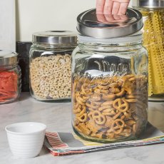 画像3: メイソン ガラス食品保存キャニスター 4点 Mason Craft & More Glass Canister 4 PC (3)
