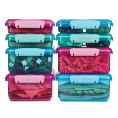 画像2: システマ ランチ プラスチックコンテナ 8個 セット Sistema Lunch Plastic Food Container 16PC Set (2)