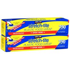 画像2: カークランドシグネチャー フードラップ 30cm x 231m 2本 Kirkland Signature Plastic Food Wrap Stretch Tite 30cm x 231m x 2CT (2)
