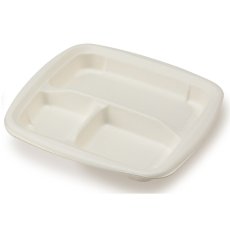 画像3: サンナップ コンポスタブル トレー 19cm 6枚 x 10セット SUNNAP Compostable Tray 19cm 6 count x 10 set (3)