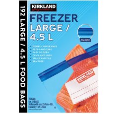 画像1: KSフリーザーバッグ Lサイズ 192枚 KS Freezer Storage Bags L Size 192ct (1)