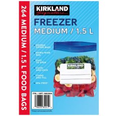画像3: KS フリーザーバッグ Mサイズ 264枚 KS Freezer Storage Bags M Size 264ct (3)