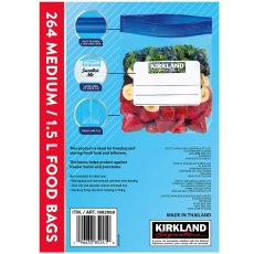 画像4: KS フリーザーバッグ Mサイズ 264枚 KS Freezer Storage Bags M Size 264ct (4)