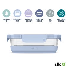 画像3: ELLO ガラス食品保存容器 10点セット ELLO Glass Meal Prep 10PC Set (3)