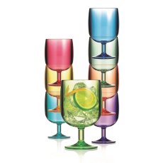 画像1: パンデックス スタッカブル アクリル タンブラー ８個 セット 355ml Pandex Stackable Acrylic Tumbler 8 pieces Set 355ml (1)