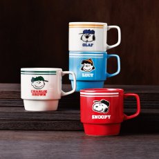 画像1: スヌーピー スタッキングマグ 4個 SNOOPY Stacking Mug 4PC (1)