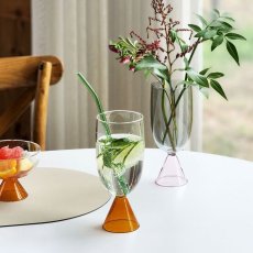 画像3: Carahan ツートングラス 4個セット Carahan Two-Tone Glass 4 piece set (3)