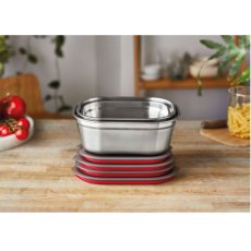 画像4: Black & Blum ステンレス製多機能保存容器　4個セット Black & Blum Stainless Steel Multi Food Box 4 set (4)