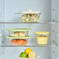 画像3: 耐熱ガラス電子レンジ調理器セット Glass Microwave Cooker 6PC (3)