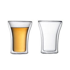 画像1: ボダム ダブルウォール グラス アッサム 0.25L 2個セット Bodum Double Wall Glass Assam 0.25L x 2 (1)