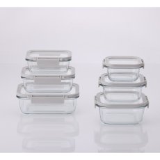 画像1: ネオフラム ガラス保存容器 12点 Neoflam Glass Food Storage 12PC (1)