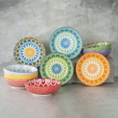 画像1: シグニチャーハウスウェア スモールフラット プレート 10個 Signature Housewares Small Flat Bowl Set 10PK (1)