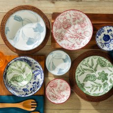 画像2: シグニチャーハウスウェア ボタニカル ディナーボウル 8PC Signature Housewares Botanical Dinner Bowl 8PC (2)