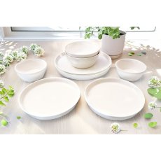 画像1: maebata 白いプレート ＆ボウル 8点 White Plate & Bowl 8PC (1)