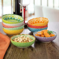 画像2: シグニチャーハウスウェア スモールフラット プレート 10個 Signature Housewares Small Flat Bowl Set 10PK (2)
