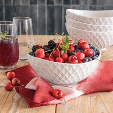 画像3: オーバー アンド バック ビストロ ダイヤモンド ボウル 4個 over and back Bistro Diamond Bowl 4PC (3)