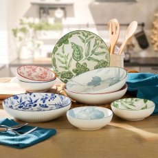 画像1: シグニチャーハウスウェア ボタニカル ディナーボウル 8PC Signature Housewares Botanical Dinner Bowl 8PC (1)