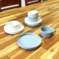 画像1: スープマグ & プレート 8個 Soup mug & Plate Set 8PC (1)