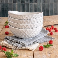 画像4: オーバー アンド バック ビストロ ダイヤモンド ボウル 4個 over and back Bistro Diamond Bowl 4PC (4)
