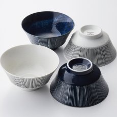 画像1: 美濃焼 高台丼 4個セット Minoware Footed Bowls 4pk Set (1)