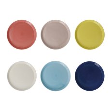 画像3: 美濃焼 フラットリムプレート 6枚 MINOYAKI Flat Rim Plate 6PK (3)