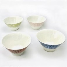 画像4: 美濃焼 富士山 丼 4個セット Minoware Mt. Fuji Bowls 4pk Set (4)