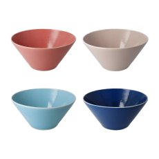 画像1: 美濃焼 軽量ボウル 4個 Minoware Light Weight Bowls 4PC (1)