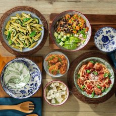 画像3: シグニチャーハウスウェア ボタニカル ディナーボウル 8PC Signature Housewares Botanical Dinner Bowl 8PC (3)