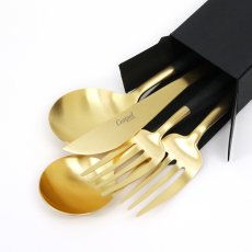 画像2: クチポール ゴア 5本セット ゴールド x ブラック Cutipol GOA 5pc Set Gold x Black (2)