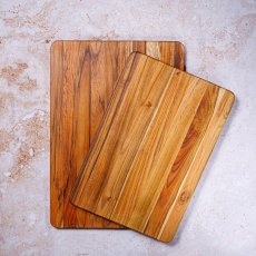 画像1: Teakhaus 木製カッティングボード 2枚セット Teakhaus Teakwood Cutting board 2p (1)