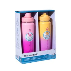 画像2: サーモフラスク 真空断熱ステンレスボトル 0.71L 2本セット Thermoflask Stainless Bottle 24oz 2 Pack Set (2)