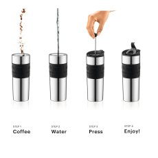画像3: ボダム トラベルプレス フレンチプレス コーヒーメーカーセット Bodum Travel Press Coffee Maker Set (3)