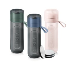 画像1: ブリタ ボトル型浄水器 アクティブ マイクロディスクカートリッジ3個付き BRITA Fill & Go Active Water Bottle 3Discs (1)
