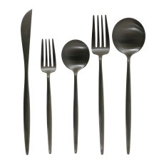 画像1: クチポール ムーン ブラック マット 5PC CUTIPOL Moon Black Matte 5PC (1)