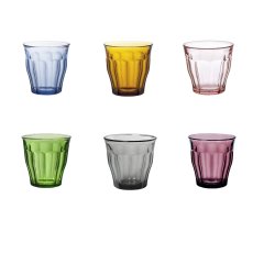 画像1: デュラレックス ピカルディ タンブラー 250ml X 6色セット Duralex Picardie Tumbler 250ml X 6 Colour Set (1)